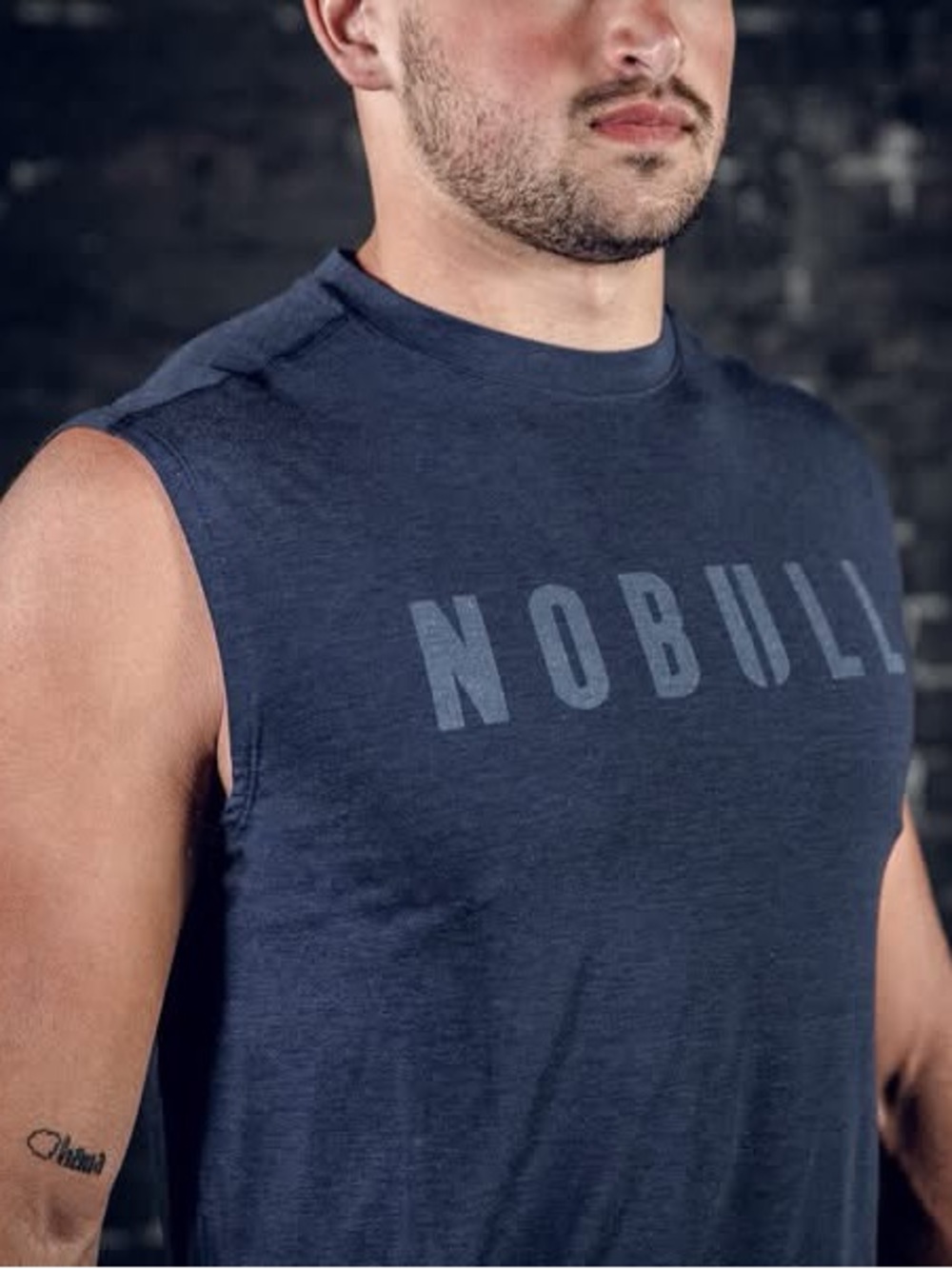 NOBULL Men's Sleeveless Training Tank — Deep Navy